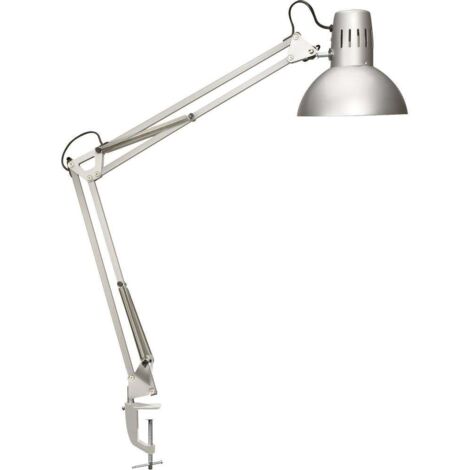 Lampada da scrivania MAULstudy argento 51 cm