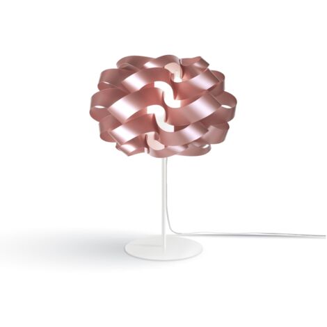 Lampada Da Scrivania Moderna Cloud Polilux ® Pink Metal E Metallo 1 Luce E14