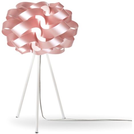 Lampada Da Scrivania Moderna Cloud Polilux ® Pink Metal E Metallo 1 Luce E27