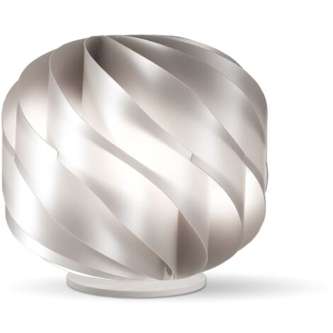 Lampada Da Scrivania Moderna Globe Polilux ® Argento 1 Luce E27