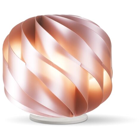 Lampada Da Scrivania Moderna Globe Polilux ® Pink Metal 1 Luce E27