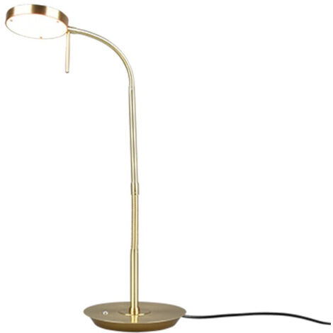 Lampada da scrivania MONZA oro LED 12W CCT dimmerabile Trio