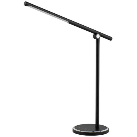 Lampada da scrivania Nowodvorski Smart LED nera USB dimmer