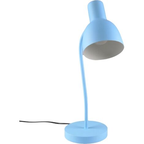 Lampada da scrivania Polux MIMI blu E27 metallo 50cm