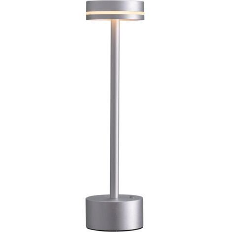 Lampada da scrivania portatile in metallo - Adatta per camere da letto, soggiorni, bar, ecc. - 1 pezzo, bianca