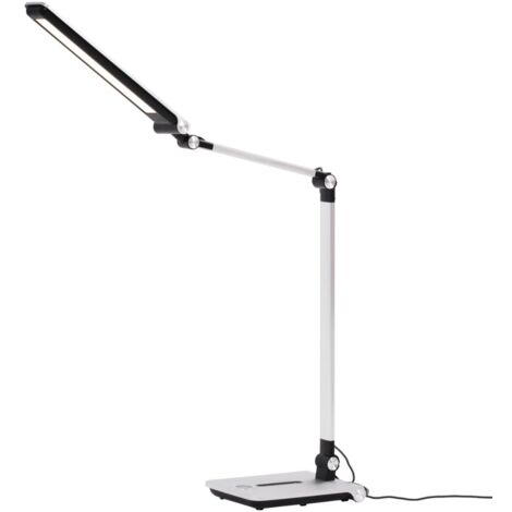 Lampada da scrivania snodata dimmerabile LED 10W argento