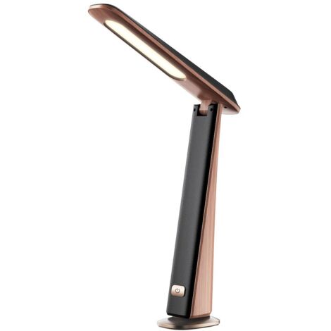 Lampada da scrivania TOP nera/marrone LED 4W dimmer CCT