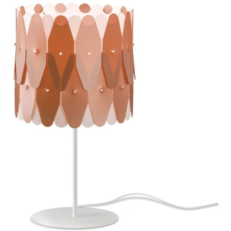 Lampada Da Scrivania-Ufficio Moderna Amanda Polilux ® Rame E Metallo 1 Luce E27