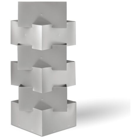 Lampada Da Scrivania-Ufficio Moderna Building Polilux ® Argento 1 Luce E27