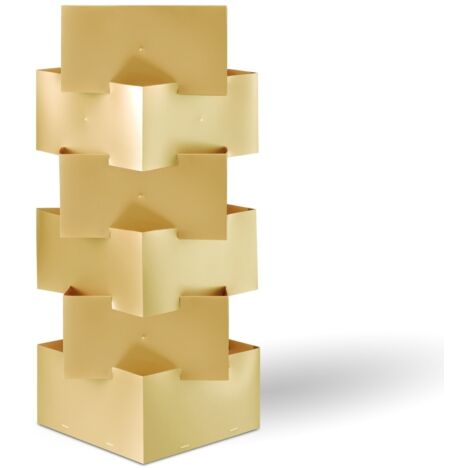 Lampada Da Scrivania-Ufficio Moderna Building Polilux ® New Gold 1 Luce E27