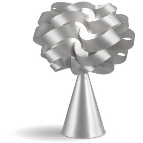 Lampada Da Scrivania-Ufficio Moderna Cloud Polilux ® Argento 1 Luce E14