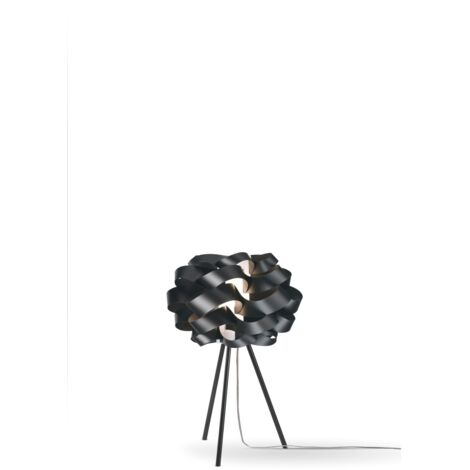 Lampada Da Scrivania-Ufficio Moderna Cloud Polilux ® Nero E Metallo 1 Luce E27