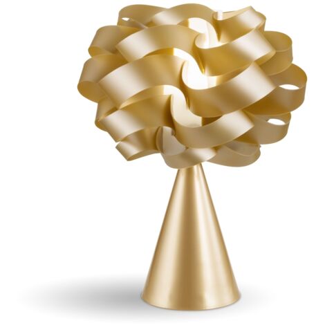 Lampada Da Scrivania-Ufficio Moderna Cloud Polilux ® New Gold 1 Luce E14