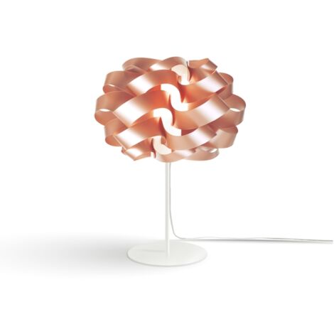 Lampada Da Scrivania-Ufficio Moderna Cloud Polilux ® Rame E Metallo 1 Luce E14