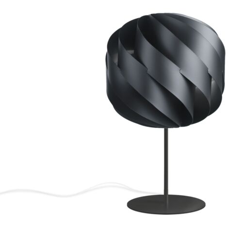 Lampada Da Scrivania-Ufficio Moderna Globe Polilux ® Nero E Metallo 1 Luce E27