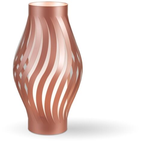 Lampada Da Scrivania-Ufficio Moderna Helios Polilux ® Rame 1 Luce E14