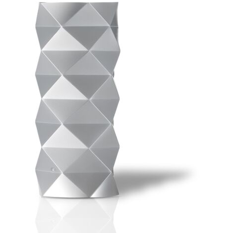 Lampada Da Scrivania-Ufficio Moderna Prisma Polilux ® Argento 1 Luce E27