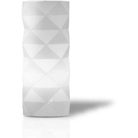 Lampada Da Scrivania-Ufficio Moderna Prisma Polilux ® Bianco 1 Luce E27