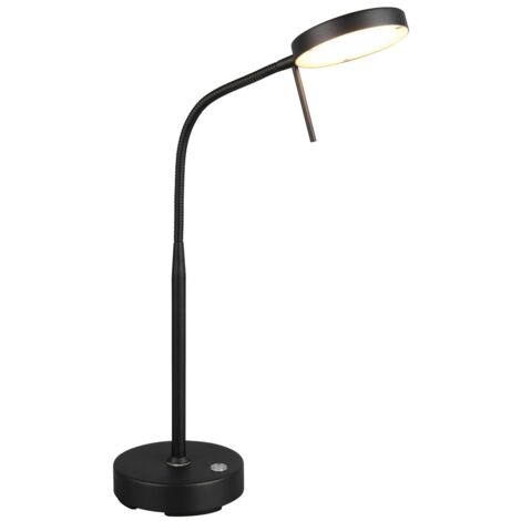 Lampada da scrivania wireless nera USB-C LED CCT 3W