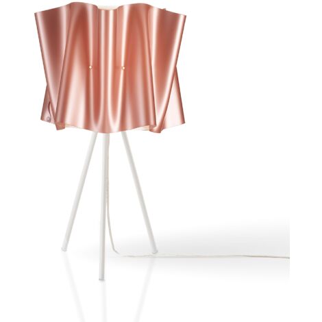 Lampada Da Scrivaniamoderna 3 Piedi Folio Polilux ® Rame E Metallo 1 Luce E27