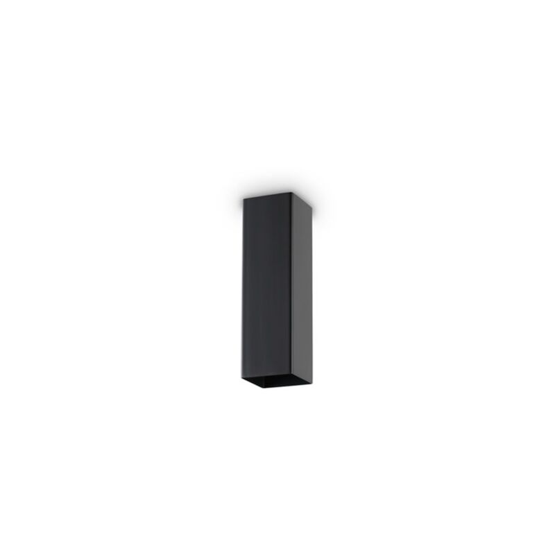 Ideal Lux - Plafoniera Moderna Sky Metallo Nero Led 7W 3000K Luce Calda H20Cm