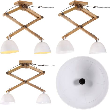Lampada da Soffitto 25 W Bianca 29x18x85 cm E27 - Design industriale - Lampadine E27