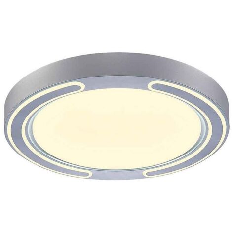 lampada da soffitto 72w asher silver 3000-4000-6500k 5616lm 6x50x50cm telecomando+reg.int+memoria