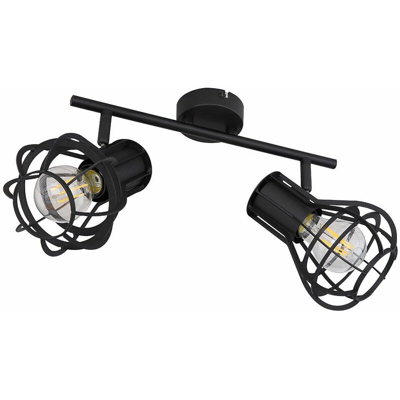 Image of Lampada da soffitto a gabbia dimmerabile telecomando Lampada spot mobile in un set comprensivo di lampade a led rgb