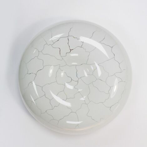 Lampada da soffitto a LED bianca rotonda 24W CRISTALRECORD 27-450-24-100