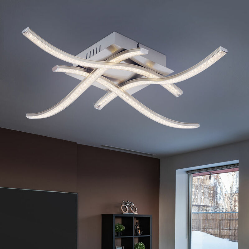 Image of Etc-shop - Lampada da soffitto a led da 15 watt con illuminazione a onde per sala da pranzo