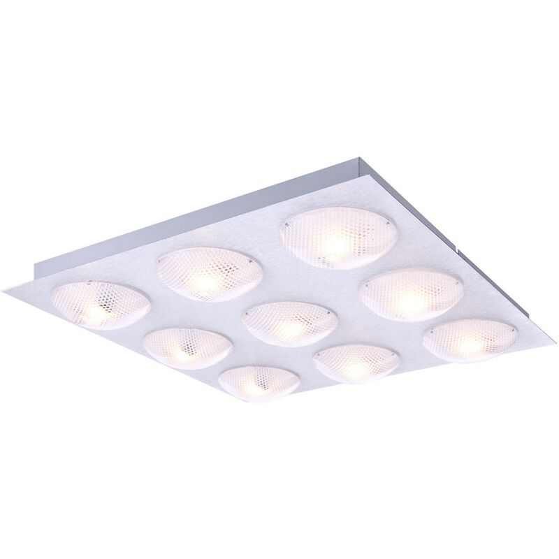 Image of Lampada da soffitto a led da 45 watt con illuminazione quadrata a risparmio energetico