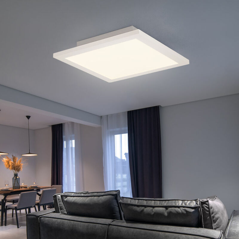 Image of Lampada da soffitto a led da incasso/pannello da ufficio, da lavoro, da ufficio, in alluminio, bianca,