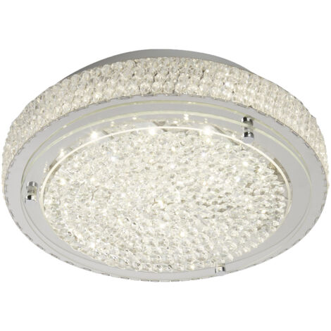 Lampada da soffitto a LED in alluminio cromato luce corridoio cucina camera da letto soggiorno illuminazione