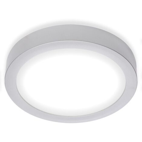 Lampada da soffitto a LED Lampada da soffitto 16,5W cromata Plastica 4000 K Ø22,5cm Briloner