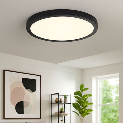 Lampada da soffitto a LED Lampada da soffitto 24,5 W Bianco-nero 4000K Ø 40,5 cm Briloner