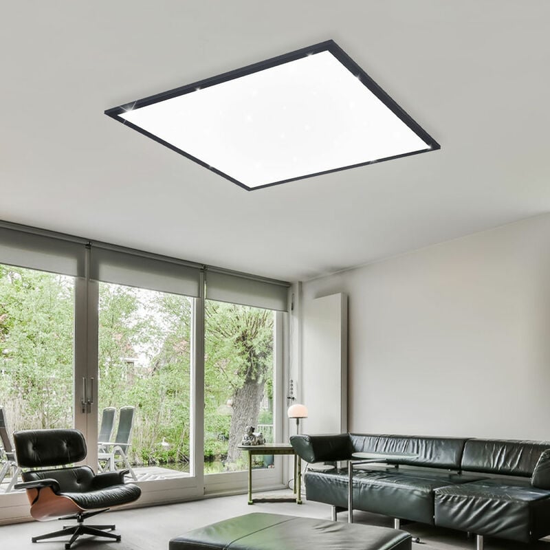 Image of Etc-shop - Lampada da soffitto a led lampada da soffitto lampada da sala da pranzo lampada da soggiorno lampada da cucina, alluminio grafite bianco,