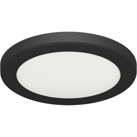 Lampada da soffitto a LED OLGA C 18W nero CCT 3000K/4600K/6500K IP20 nero
