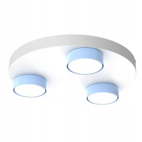 LAMPADA DA SOFFITTO A LED SU CERCHIO, SPOT BLU