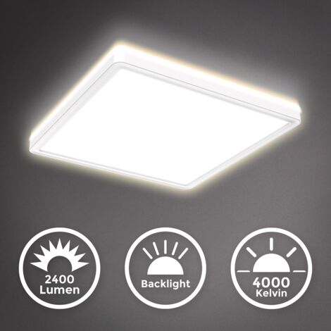Lampada da soffitto a pannello a LED dimmerabile ultrapiatta luce da soffitto soggiorno corridoio bianco