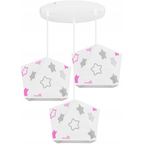 LAMPADA DA SOFFITTO A SOSPENSIONE LAMPADARIO PARALUME PER BAMBINI