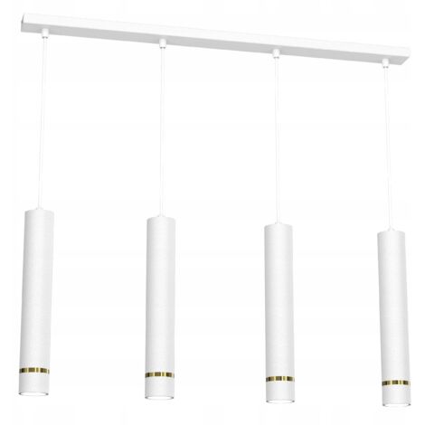 LAMPADA DA SOFFITTO A SOSPENSIONE TUBI ICICULS STRISCIA ORO