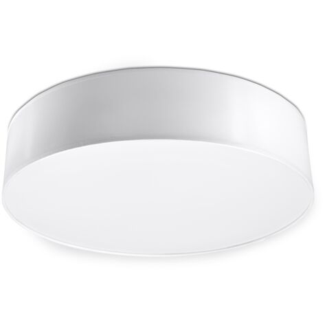 Lampada da soffitto Arena bianco 45x11x45cm Sollux