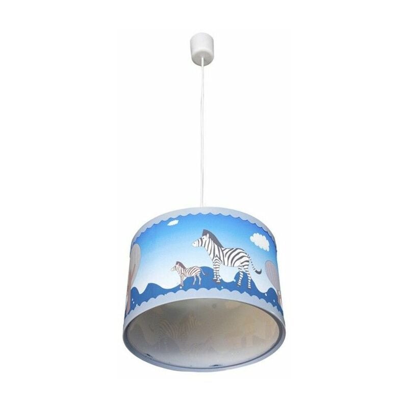 Image of Cristalrecord - Lampada da soffitto bambini animali blu noah cr 99-007-01-120