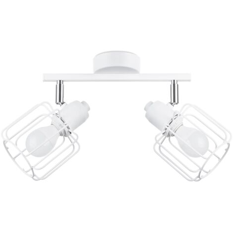 Lampada da soffitto Beluci bianco 27x19x17cm Sollux
