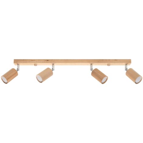 Lampada da soffitto Berg quercia 80x20x5cm Sollux