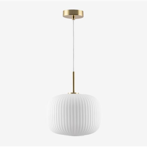 Lampada da soffitto Bruner in metallo e vetro SKLUM