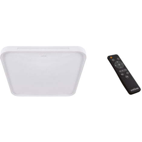 Lampada da soffitto con telecomando LED WENA D 24W 3000K-4200K-6500K IP44 bianco