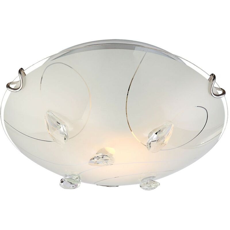 Image of Etc-shop - Lampada da soffitto di design in vetro modello lampada cristalli illuminazione chiara