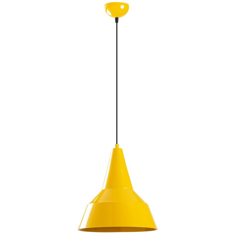 Lampada da soffitto - Giallo Oro, 30x30x131