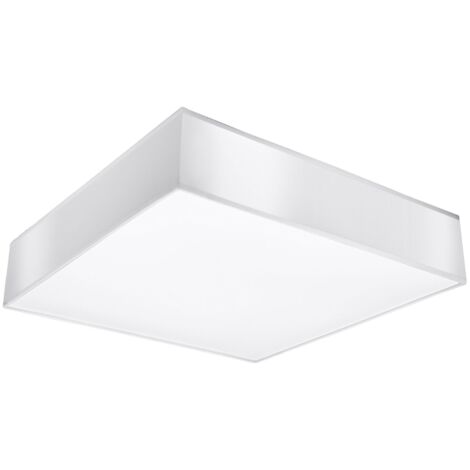 Lampada da soffitto Horus bianco 45x11x45cm Sollux